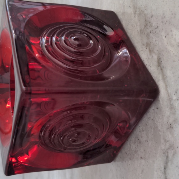 EUC Vintage Gorgeous Viking Glass Co Candle Holder - Picture 7 of 11